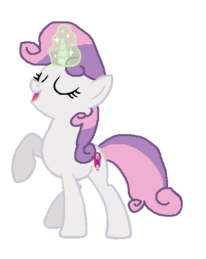 Size: 424x533 | Tagged: artist:diana173076, cutie mark, derpibooru import, open mouth, safe, simple background, singing, solo, sweetie belle, the cmc's cutie marks, white background