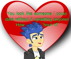 Size: 740x616 | Tagged: safe, derpibooru import, flash sentry, equestria girls, friendship games, glitter, heart, holiday, lasty's hearts, simple, valentine, valentine's day