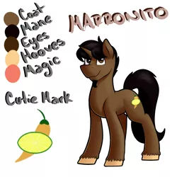 Size: 2000x2000 | Tagged: artist:rubywave32, derpibooru import, oc, oc:marrón, reference sheet, safe, solo, unofficial characters only