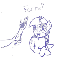 Size: 2000x2000 | Tagged: artist:soveno, derpibooru import, hand, human, lyra heartstrings, lyra's humans, prosthetics, safe, simple background, smiling, that pony sure does love hands