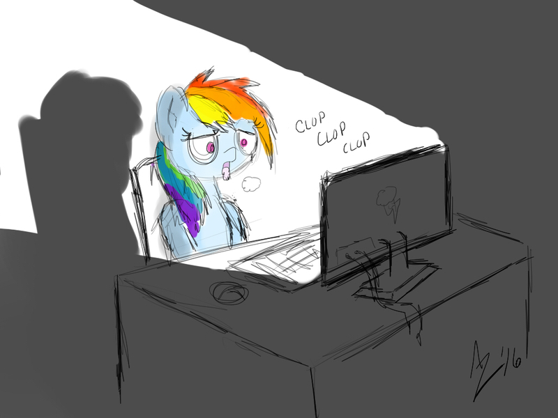 Size: 1024x768 | Tagged: artist:aer0 zer0, clopping, comic:rainbow's private time, derpibooru import, implied masturbation, questionable, rainbow dash