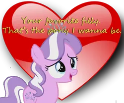 Size: 740x616 | Tagged: crusaders of the lost mark, derpibooru import, diamond tiara, heart, hearts and hooves day, holiday, lasty's hearts, safe, simple, the pony i want to be, valentine, valentine's day