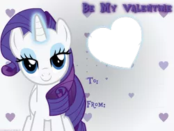 Size: 1024x769 | Tagged: artist:justisanimation, cute, derpibooru import, holiday, rarity, safe, solo, template, valentine's day