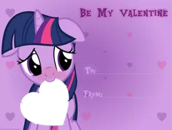 Size: 1024x769 | Tagged: safe, artist:justisanimation, derpibooru import, twilight sparkle, pony, blushing, cute, female, floppy ears, holiday, mare, solo, template, twiabetes, valentine's day