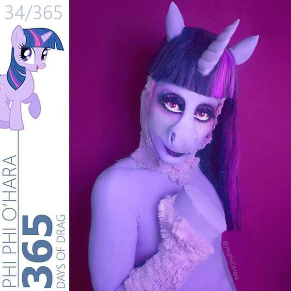 Size: 720x720 | Tagged: abomination, artist:phi phi o'hara, clothes, cosplay, costume, derpibooru import, safe, twilight sparkle, uncanny valley, wat, what has science done, what has the make-up done