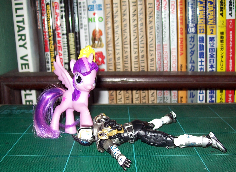 Size: 1169x850 | Tagged: safe, derpibooru import, twilight sparkle, twilight sparkle (alicorn), alicorn, pony, female, kamen rider, kamen rider den-o, kamen rider nega den-o, mare, mcdonald's happy meal toys, owned, toy, versus