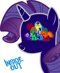 Size: 992x1209 | Tagged: angry, artist:alexeigribanov, crossover, derpibooru import, disgusted, fear, inside out, joy, pixar, pony creator, rarity, sadness, sadness (inside out), safe