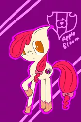 Size: 640x960 | Tagged: apple bloom, artist:thepegasisterpony, boots, bow, cutie mark, derpibooru import, older, safe, shoes, solo, tail bow, the cmc's cutie marks