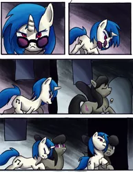 Size: 2550x3300 | Tagged: artist:fox-moonglow, comic, comic:octavia's aria, derpibooru import, octavia melody, safe, vinyl scratch