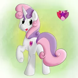 Size: 2000x2000 | Tagged: artist:periodicbrony, butt, cutie mark, derpibooru import, plot, safe, solo, sweetie belle, the cmc's cutie marks