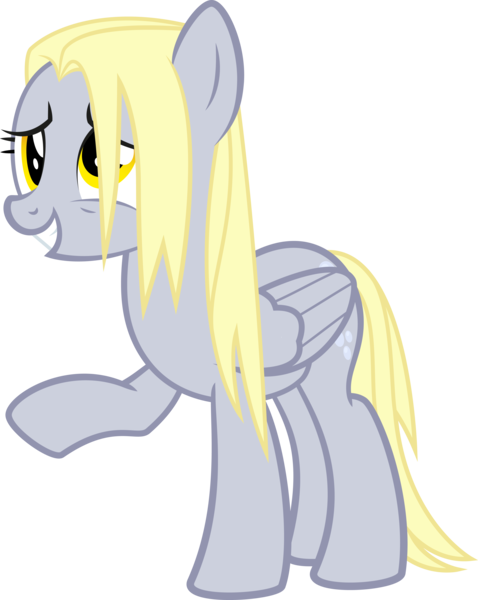 Size: 4097x5138 | Tagged: safe, artist:akakun, derpibooru import, derpy hooves, pegasus, pony, slice of life (episode), absurd resolution, cute, derpabetes, female, mare, simple background, solo, transparent background, vector