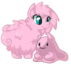 Size: 800x715 | Tagged: artist:paintsplatter, derpibooru import, ditto, oc, oc:fluffle puff, pokémon, safe