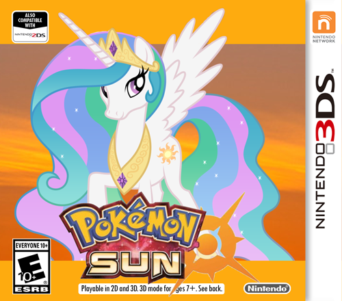 Size: 500x440 | Tagged: derpibooru import, pokémon, pokémon sun, pokémon sun and moon, princess celestia, safe