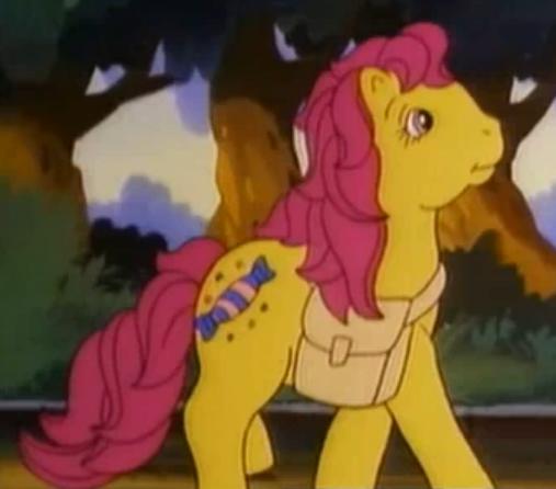 Size: 507x446 | Tagged: safe, derpibooru import, screencap, bon bon (g1), my little pony tales, g1, image, jpeg, solo