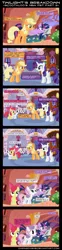 Size: 2000x8059 | Tagged: apple bloom, applejack, artist:daringdashie, comic, derpibooru import, rarity, safe, scootaloo's new pet, sweetie belle, twilight sparkle