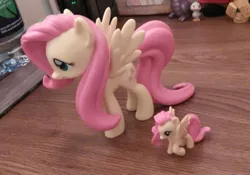 Size: 1961x1369 | Tagged: blind bag, derpibooru import, don't talk to me or my son ever again, duality, fluttershy, funko, irl, meme, photo, safe, self ponidox, toy