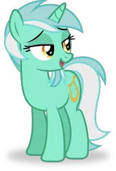 Size: 4765x6992 | Tagged: safe, artist:8-notes, derpibooru import, lyra heartstrings, pony, slice of life (episode), .svg available, absurd resolution, background pony, bedroom eyes, inkscape, open mouth, ponyscape, simple background, solo, transparent background, vector