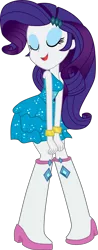 Size: 2718x6960 | Tagged: safe, artist:backgrounduser, derpibooru import, rarity, equestria girls, equestria girls (movie), absurd resolution, boots, bracelet, clothes, dancing, dancity, dress, eyes closed, fall formal outfits, high heel boots, jewelry, open mouth, shoes, simple background, solo, this is our big night, transparent background, twerking, vector