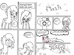 Size: 1280x956 | Tagged: artist:mranthony2, bandana, blood, camera, cancer (disease), coma, comic, comic:koma in a coma, crying, derpibooru import, digital art, injured, manehattan, semi-grimdark, simple background, white background