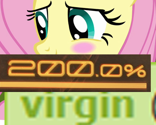 Size: 540x432 | Tagged: 200% mad, blushing, caption, derpibooru, derpibooru import, expand dong, exploitable meme, fluttershy, image macro, meme, meta, safe, virgin