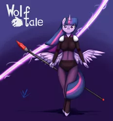 Size: 3199x3448 | Tagged: alicorn, anthro, artist:wolfy-pony, clothes, derpibooru import, looking at you, safe, solo, twilight sparkle, twilight sparkle (alicorn), unguligrade anthro