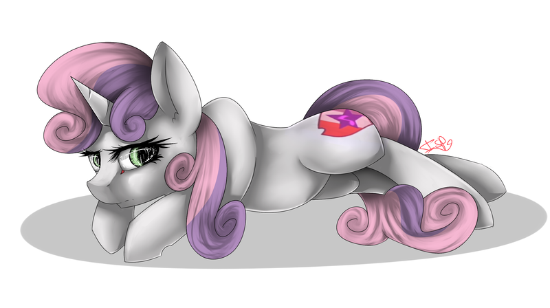 Size: 2570x1440 | Tagged: artist:lunathegamer163, cutie mark, derpibooru import, safe, side, solo, sweetie belle, the cmc's cutie marks