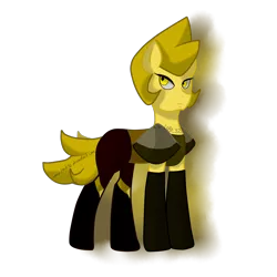 Size: 3000x3000 | Tagged: safe, artist:lord-32, derpibooru import, ponified, pony, simple background, solo, steven universe, watermark, white background, yellow diamond (steven universe)