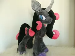 Size: 4000x3000 | Tagged: safe, artist:masha05, derpibooru import, oleander (tfh), classical unicorn, unicorn, them's fightin' herds, cloven hooves, community related, for sale, irl, leonine tail, photo, plushie, solo, unshorn fetlocks