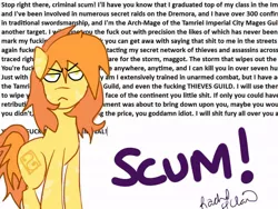 Size: 800x600 | Tagged: angry, artist:kittythecookie, :c, >:c, copypasta, derpibooru import, frown, meme, navy seal copypasta, oc, oc:sand veil, safe, solo, unofficial characters only, vulgar, yellow eyes