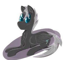 Size: 2305x2125 | Tagged: safe, artist:darklordsnuffles, derpibooru import, oc, oc:#4330715, oc:masque, unofficial characters only, pegasus, pony, lying down, solo