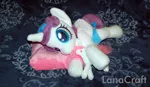 Size: 3008x1736 | Tagged: artist:lanacraft, beanie (plushie), derpibooru import, irl, photo, plushie, princess flurry heart, safe, the crystalling