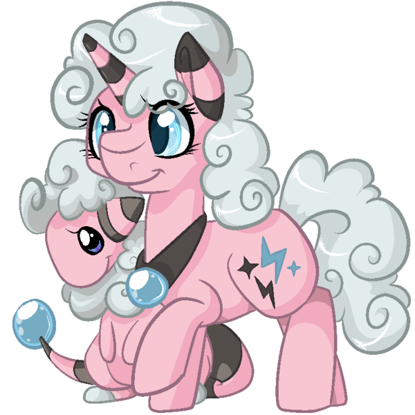 Size: 800x800 | Tagged: safe, artist:paintsplatter, derpibooru import, ponified, flaaffy, pony, pokémon, video game