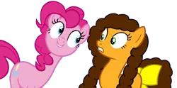 Size: 1354x671 | Tagged: safe, artist:t-mack56, derpibooru import, cheese sandwich, pinkie pie, alternate universe, base used, cheesepie, female, grilled cheese (r63), lesbian, male, paradox, rule 63, shipping, simple background, straight, transparent background, vector