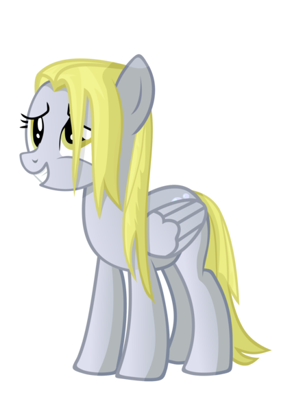 Size: 1641x2310 | Tagged: safe, artist:kehrminator, derpibooru import, derpy hooves, pegasus, pony, slice of life (episode), alternate hairstyle, female, mare, simple background, solo, transparent background, vector