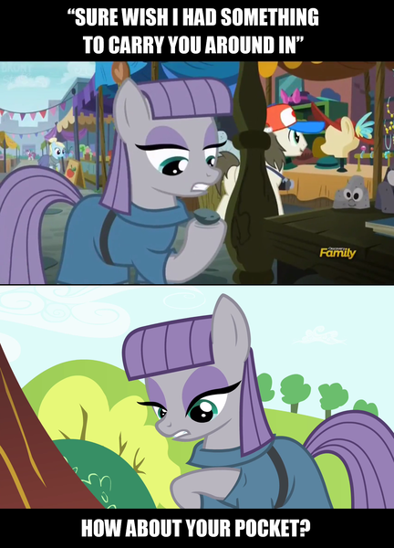 Size: 1274x1768 | Tagged: boulder (pet), caption, derpibooru import, edit, edited screencap, image macro, maud pie, maud pie (episode), meme, safe, screencap, text, the gift of the maud pie