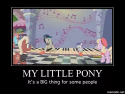 Size: 750x567 | Tagged: beaude mane, big (movie), caption, cute, derpibooru import, image macro, luckette, lucky breaks, meme, motivational poster, pun, safe, screencap, strawberry ice, text, the gift of the maud pie, tornado bolt