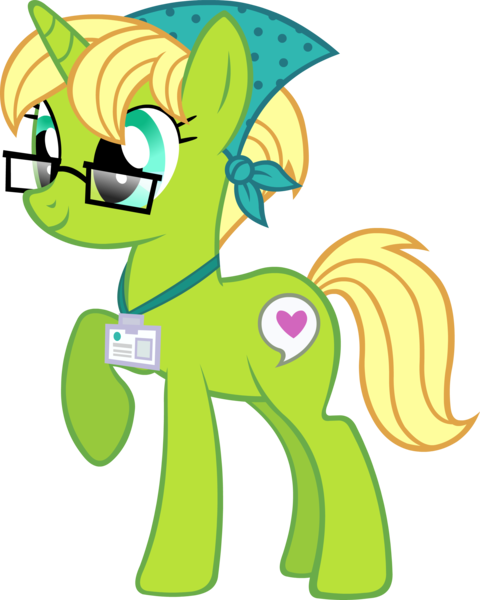 Size: 2399x3000 | Tagged: safe, artist:doctor-g, derpibooru import, bittersweet (character), pony, unicorn, katie cook, raised hoof, simple background, smiling, solo, transparent background, vector