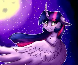 Size: 2649x2198 | Tagged: safe, artist:saphi-boo, derpibooru import, twilight sparkle, twilight sparkle (alicorn), alicorn, pony, chest fluff, crying, curved horn, ear fluff, female, horn, mare, solo