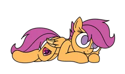 Size: 1336x790 | Tagged: artist:mr. rottson, backwards cutie mark, cute, cutealoo, cutie mark, derpibooru import, safe, scootaloo, simple background, solo, the cmc's cutie marks, transparent background