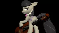 Size: 1920x1080 | Tagged: 3d, artist:lukewop, bedroom eyes, biting, bow (instrument), butt, cello, cello bow, derpibooru import, female, gmod, grinding, looking at you, musical instrument, musician, octavia melody, plot, solo, solo female, suggestive, sultry pose