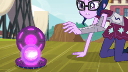 Size: 720x404 | Tagged: safe, derpibooru import, screencap, sci-twi, twilight sparkle, equestria girls, friendship games, animated, carnivore plant, dimensional cracks, i've seen enough hentai to know where this is going, magic, magic capture device, plant, tentacles