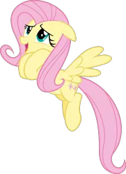 Size: 5000x6912 | Tagged: absurd resolution, artist:vulthuryol00, cute, derpibooru import, fluttershy, it ain't easy being breezies, safe, shyabetes, simple background, solo, .svg available, transparent background, vector