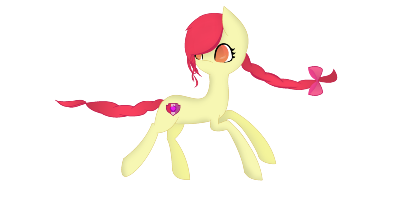 Size: 2680x1353 | Tagged: apple bloom, artist:griffinskrill, backwards cutie mark, cutie mark, derpibooru import, older, safe, simple background, solo, the cmc's cutie marks, transparent background