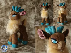 Size: 1328x1000 | Tagged: safe, artist:essorille, derpibooru import, velvet reindeer, deer, reindeer, them's fightin' herds, community related, irl, photo, plushie, solo