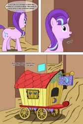 Size: 1280x1900 | Tagged: artist:josack, derpibooru import, dialogue, sexually frustrated starlight, starlight glimmer, suggestive, trixie's wagon