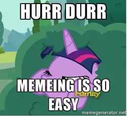 Size: 439x401 | Tagged: safe, derpibooru import, screencap, twilight sparkle, twilight sparkle (alicorn), alicorn, pony, no second prances, caption, durr plant, female, image macro, mare, meme, text, twilight bushel