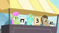 Size: 1920x1080 | Tagged: safe, derpibooru import, edit, edited screencap, screencap, doctor whooves, lyra heartstrings, merry may, time turner, pony, unicorn, leap of faith, exploitable meme, lyra's score, male, meme, stallion