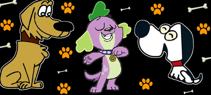 Size: 1011x458 | Tagged: safe, artist:peach-kitazawa, derpibooru import, spike, dog, equestria girls, crossover, dexter's laboratory, spike the dog, talking dog, the powerpuff girls