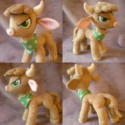 Size: 1200x1200 | Tagged: arizona cow, artist:p0w3rporco, cloven hooves, community related, cow, derpibooru import, female, irl, photo, plushie, safe, them's fightin' herds