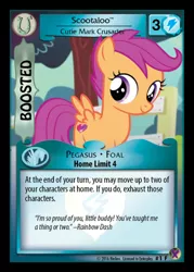 Size: 358x500 | Tagged: ccg, cutie mark, derpibooru import, enterplay, lyrics, marks in time, merchandise, quote, rainbow dash, safe, scootaloo, text, the cmc's cutie marks